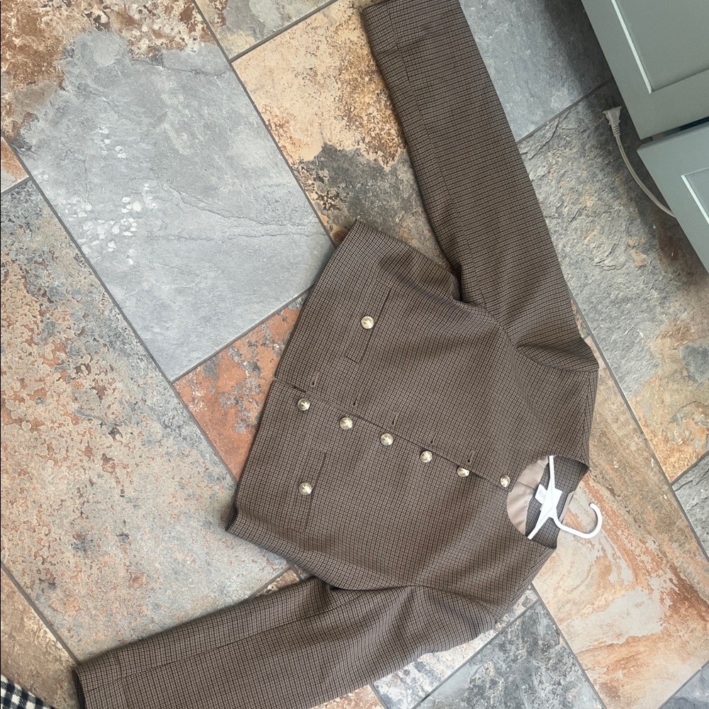 Brown Button-Up Jacket - image 1